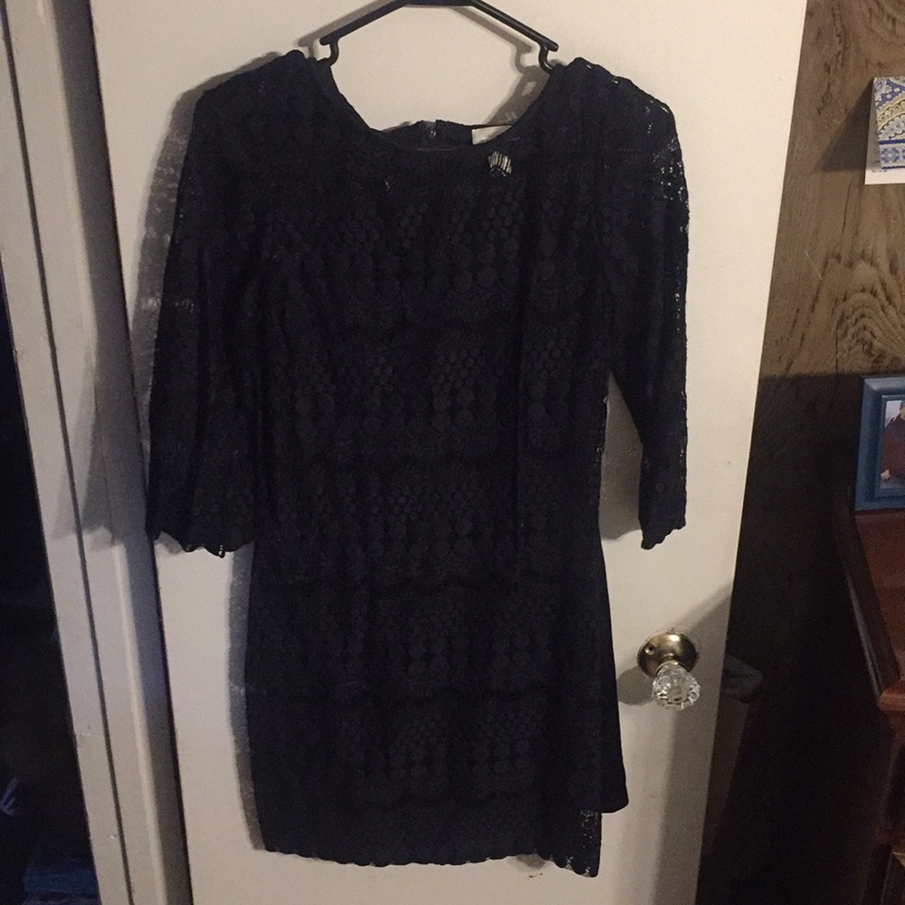 Chico’s black lace dress